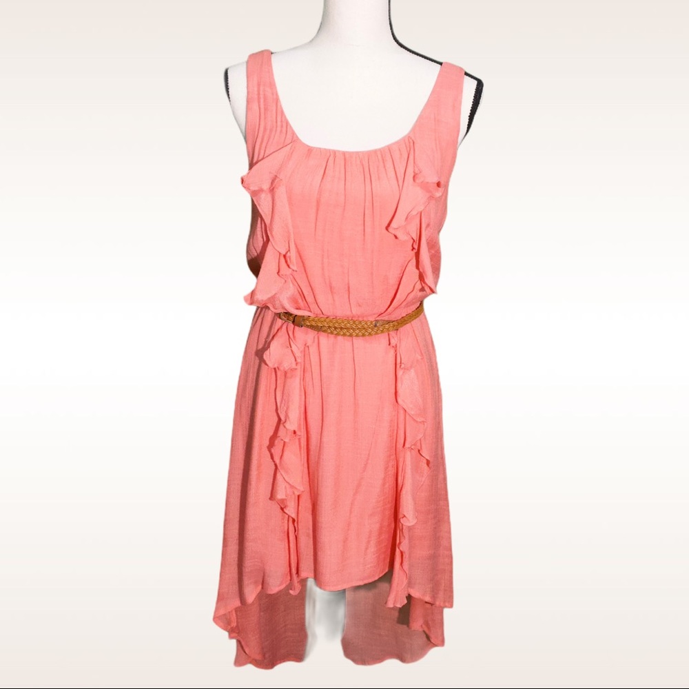 Ruffle accent summer dress